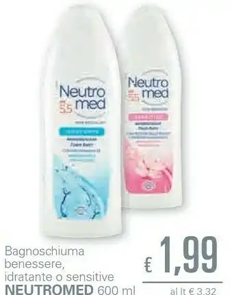 Neutro Med Bagnoschiuma Benessere/idratante O Sensitive
