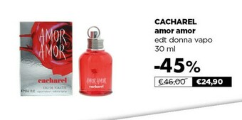 Acqua & Sapone Cacharel (public) Amor Amor Donna 30 Ml offerta