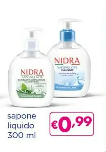 Acqua & Sapone Nidra Sapone Liquido offerta