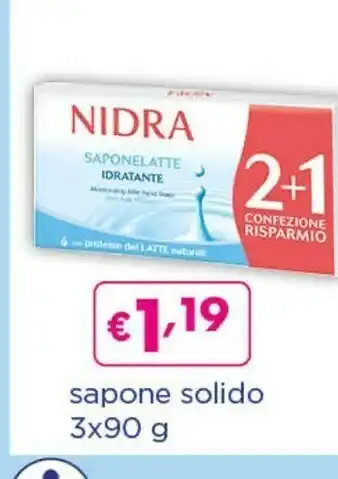 Acqua & Sapone Nidra Sapone Solido offerta