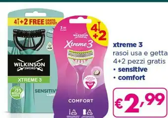 Acqua & Sapone Xtreme 3 Rasoi Usa E Getta offerta