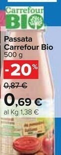 Carrefour Carrefour - Passata Rustica Bio 500 G(ml) offerta