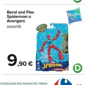 Carrefour Hasbro Bend And Flex Spiderman offerta