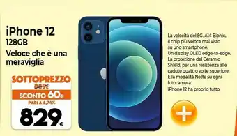 Expert Apple IPhone 12 15,5 Cm (6.1") Doppia SIM IOS 14 5G 128 GB Blu offerta