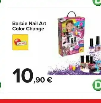 Carrefour Lisciani Barbie Nail Art Color Change offerta