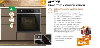 Expert Smeg Forno Elettrico Multifunzione SO6500ESN offerta