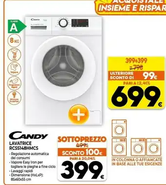 Expert Candy RCSS148HMCS offerta