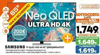 Expert Samsung Tv Qled QE65QN85AATXZT offerta