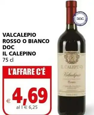 Il Gigante Il Calepino Valcalepio Rosso O Bianco Doc offerta