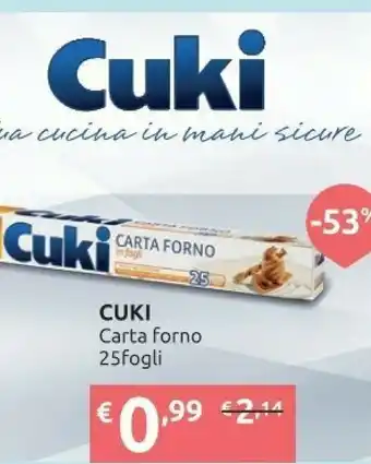 Ipersoap Cuki Carta forno offerta
