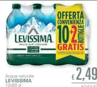 Unes Levissima Acqua Naturale offerta
