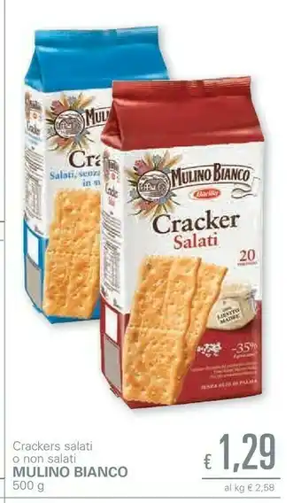 Unes Mulino Bianco Sfoglia Di Grano Crackers Non Salati 500 G(ml) offerta