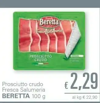 Unes Beretta Prosciutto Crudo 100 G(ml) offerta