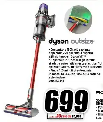 MediaWorld Dyson DC 05 Universale Spazzola offerta