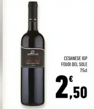 Conad Superstore Feudi del sole Cesanese Igp offerta