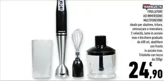 Conad Superstore Termozeta Mixer 500 Inox Frullatore Ad Immersione offerta