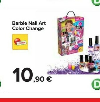 Carrefour Lisciani Barbie Nail Art Color Change offerta