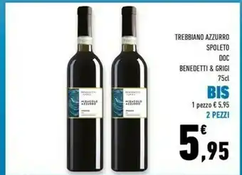 Conad Superstore Trebbiano Azzurro Spoletto Doc offerta