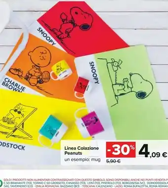 Carrefour Peanuts Colazione offerta