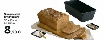 Carrefour Stampo Pane Rettangolare offerta