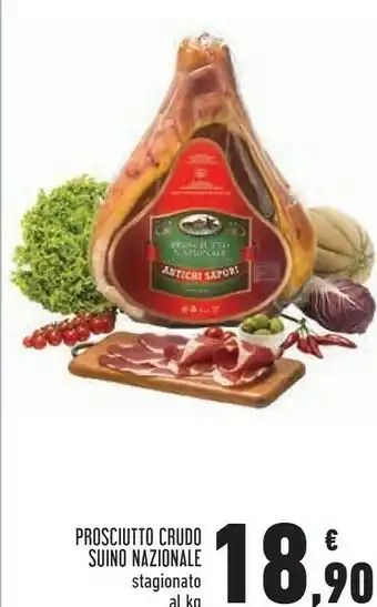 Conad Prosciutto Crudo Suino Nazionale Stagionato offerta