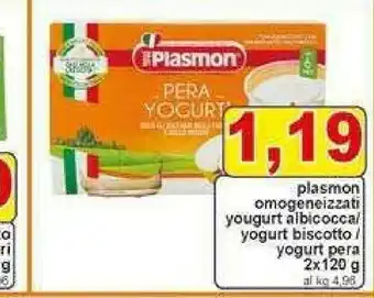 Gros Plasmon Omogeneizzati Yogurt Di Pera offerta