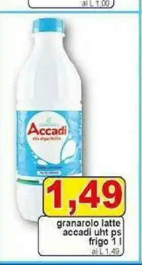 Gros Granarolo Accadì Latte offerta