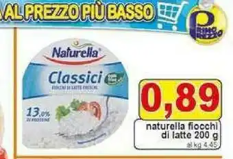 Gros Naturella Fiocchi Di Latte 4,3% Grassi 200 G(ml) offerta