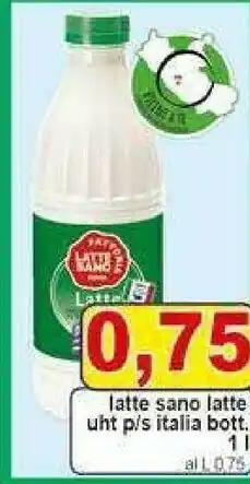 Fattoria Latte Sano Roma - Latte Biologico Intero UHT 1000 G(ml)
