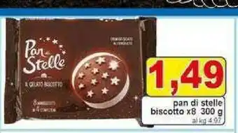 Gros Barilla Mulino Bianco - Pan Di Stelle Il Gelato Biscotto Con Latte Fresco Italiano 300 G(ml) offerta