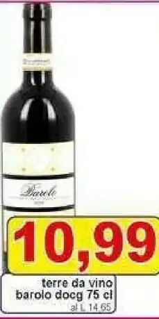 Gros Terre da vino Barolo Docg offerta