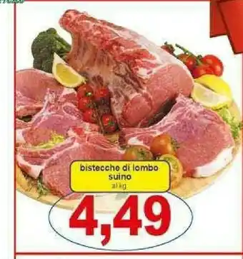 Gros Bistecche Di Lombo Suino offerta