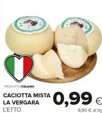 Oasi Caciotta Mista La Vergara offerta