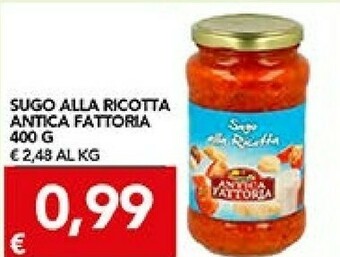 TuoDi Antica fattoria Sughi per pasta offerta