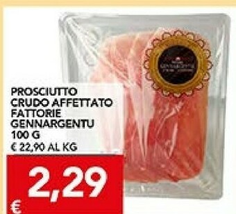 TuoDi Fattorie gennargentu Prosciutto crudo offerta