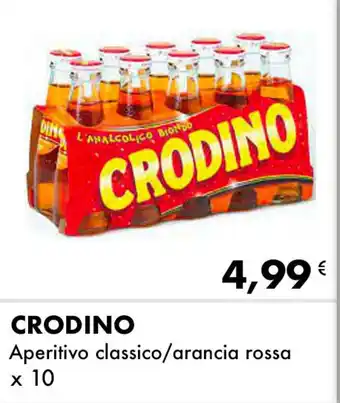 Iper Tosano CRODINO Aperitivo classico/arancia rossa x 10 offerta