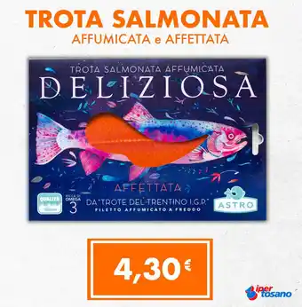 TROTA SALMONATA AFFUMICATA e AFFETTATA
