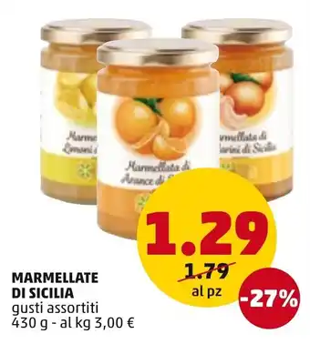 PENNY Marmellata di Sicilia 430g offerta