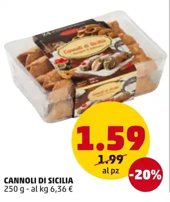 PENNY Cannolini Sicilia 250g offerta