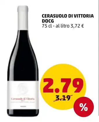 PENNY Cerasuolo di Vittoria Docg 75cl offerta