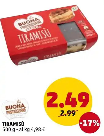 PENNY Tiramisù 500g offerta