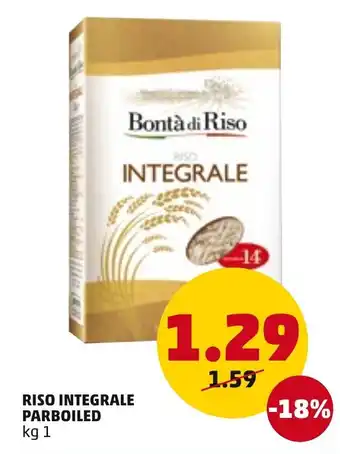 PENNY Riso Integrale Parboiled 1kg offerta