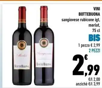 Conad Botte buona Merlot 750 G(ml) offerta