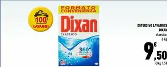Conad Dixan Detersivo Lavatrice Classico offerta
