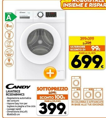 Expert Candy RCSS148HMCS offerta