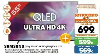 Expert Samsung Series 6 QE55Q60AAU 139,7 Cm (55") 4K Ultra HD Smart TV Wi-Fi Nero offerta