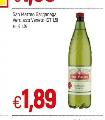 Famila San Matteo Garganega Verduzzo Veneto Igt offerta