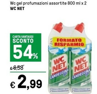 Iper La Grande Wc net Wc Gel Profumazioni offerta