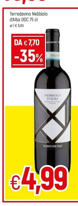 Famila Terredavino Nebbiolo D'alba Doc offerta