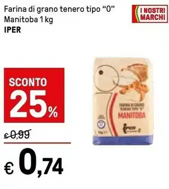 Iper La Grande Iper Farina Di Grano Tenero offerta
